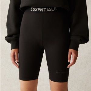 Essentials Fear Of God Black Biker Shorts